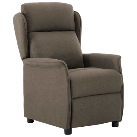 Sillón reclinable Taupé 67.5 x 93.5 x 101.5 cm tela