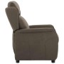 Sillón reclinable Taupé 67.5 x 93.5 x 101.5 cm tela