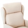 Sillón reclinable Crema 67.5 x 93.5 x 101.5 cm tela