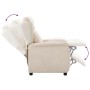 Sillón reclinable Crema 67.5 x 93.5 x 101.5 cm tela