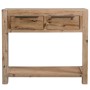 Mesa consola de madera maciza de acacia 82x33x73 cm by vidaXL, Side tables - Ref: Foro24-245684, Price: 134,08 €, Discount: %