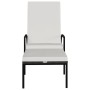 Liege mit Fußstütze 2 Einheiten braunes synthetisches Rattan von vidaXL, Liegen - Ref: Foro24-317631, Preis: 180,48 €, Rabatt: %