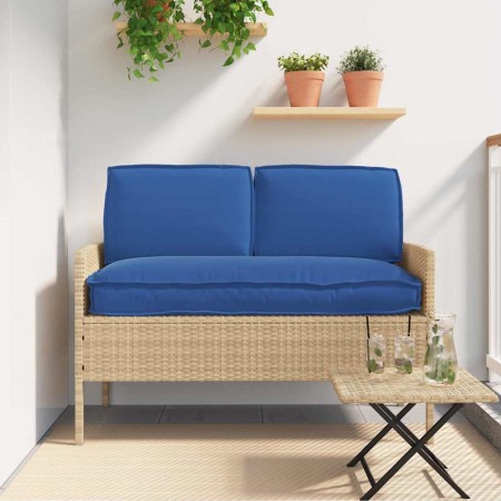 Juego de cojines de paleta 3 pcs Azul real 120 x 50 x 12 cm