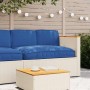 Juego de cojines de paleta 3 pcs Azul real 120 x 80 x 12 cm