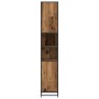 Gabinete de Baño con estante Madera vieja 35 x 37.5 x 188.5 cm
