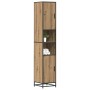 Gabinete de Baño con estante Roble artisan 35 x 37.5 x 188.5 cm