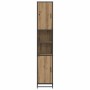 Gabinete de Baño con estante Roble artisan 35 x 37.5 x 188.5 cm