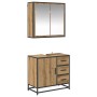Juego de muebles de baño 2 pcs Roble artisan 65 x 33 x 60 cm