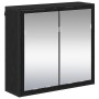 Juego de muebles de baño 2 pcs Roble negro 65 x 33 x 60 cm