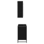 Juego de muebles de baño 2 pcs Roble negro 65 x 33 x 60 cm