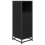 Juego de muebles de baño 3 pcs Roble negro 35 x 37.5 x 100 cm