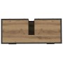 Juego de muebles de baño 2 pcs Roble artisan 80 x 33 x 60 cm