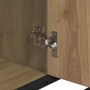 Juego de muebles de baño 2 pcs Roble artisan 80 x 33 x 60 cm