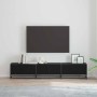 Gabinete de TV Roble negro 210 x 35 x 41 cm