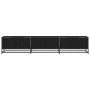 Gabinete de TV Roble negro 210 x 35 x 41 cm