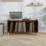 Sperrholz Scheibenmöbel braune Eiche 100x38x48 cm von vidaXL, CD- und DVD-Speicher - Ref: Foro24-831980, Preis: 107,00 €, Rab...