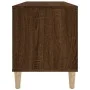 Mueble discos madera contrachapada roble marrón 100x38x48 cm de vidaXL, Almacenamiento para CD y DVD - Ref: Foro24-831980, Pr...