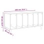 Sperrholz Scheibenmöbel braune Eiche 100x38x48 cm von vidaXL, CD- und DVD-Speicher - Ref: Foro24-831980, Preis: 107,00 €, Rab...
