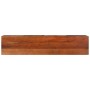 Mueble de TV de madera maciza de acacia 140x30x35 cm