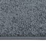 Alfombra de pelo corto gris antracita 140x200 cm