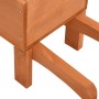 Jardineras forma de carretilla 2 uds madera abeto 47x15x19 cm
