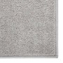 Alfombra de pelo corto gris claro 80x150 cm