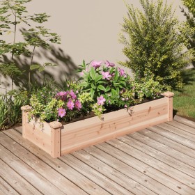 Jardinera arriate con forro madera maciza abeto 120x45x25 cm Jardinera arriate con forro madera maciza abeto 120x45x25 cm