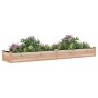 Jardinera arriate con forro madera maciza abeto 240x45x25 cm en Maceteros y jardineras | Comprar online en Foro24