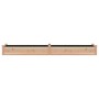 Jardinera arriate con forro madera maciza abeto 240x45x25 cm en Maceteros y jardineras | Comprar online en Foro24