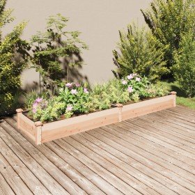 Jardinera arriate con forro madera maciza abeto 240x60x25 cm Jardinera arriate con forro madera maciza abeto 240x60x25 cm