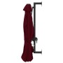 Wall-mounted umbrella with metal bar 300 cm burgundy by vidaXL, Umbrellas - Ref: Foro24-47298, Price: 100,97 €, Discount: %