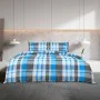 Blue and gray cotton duvet cover set 200x200 cm by vidaXL, Duvet covers - Ref: Foro24-136075, Price: 24,59 €, Discount: %