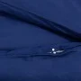 Marineblaues Bettwäsche-Set aus heller Mikrofaser, 140 x 200 cm von vidaXL, Bettbezüge - Ref: Foro24-136010, Preis: 15,46 €, ...