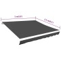 Anthrazitgrau-weiße Segeltuchmarkise 300x250 cm von vidaXL, Markisen - Ref: Foro24-143708, Preis: 43,62 €, Rabatt: %