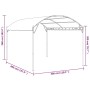 Cream fabric gazebo by vidaXL, Tents and gazebos - Ref: Foro24-48029, Price: 240,85 €, Discount: %