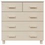 Aparador HAMAR madera de pino maciza marrón miel 79x40x80cm