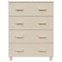 Aparador HAMAR madera pino maciza marrón miel 79x40x103,5 cm