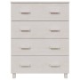 Aparador HAMAR madera maciza de pino blanco 79x40x103,5 cm