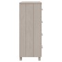 Aparador HAMAR madera maciza de pino blanco 79x40x103,5 cm