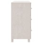 Aparador HAMAR madera maciza de pino blanco 90x40x80 cm