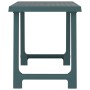 Mesa de camping con aspecto de madera PP verde 79x56x64 cm