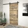 SKIEN Schiebetür-Beschlagsatz aus schwarzem Stahl, 183 cm von vidaXL, Türrahmen - Ref: Foro24-145264, Preis: 48,76 €, Rabatt: %
