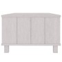 Mesa de centro HAMAR madera maciza de pino blanco 100x55x35 cm