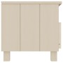 Mueble TV HAMAR madera de pino maciza marrón miel 106x40x40 cm