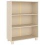 Estantería HAMAR madera pino maciza marrón miel 85x35x112 cm