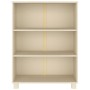 Estantería HAMAR madera pino maciza marrón miel 85x35x112 cm
