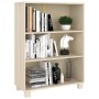 Estantería HAMAR madera pino maciza marrón miel 85x35x112 cm