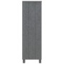 Estantería HAMAR madera maciza pino gris oscuro 85x35x112 cm