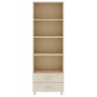 Aparador HAMAR madera de pino maciza marrón miel 60x35x180 cm
