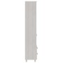Aparador HAMAR madera maciza de pino blanca 60x35x180 cm